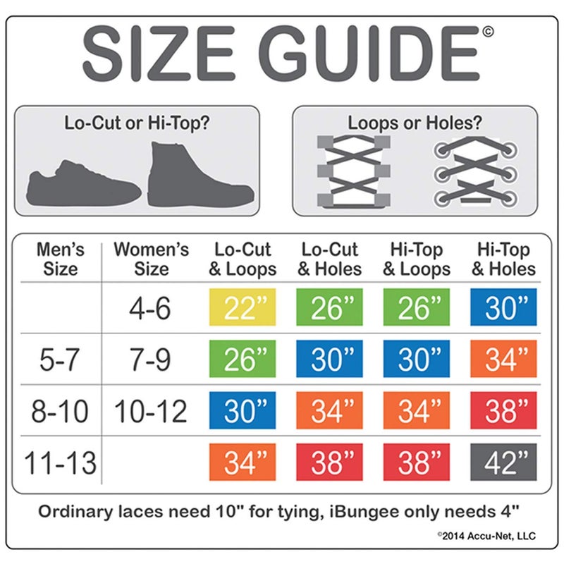 IBUNGEE LACES (Elastic No Tie Shoelaces (Black, 30-Inch) - Image 3